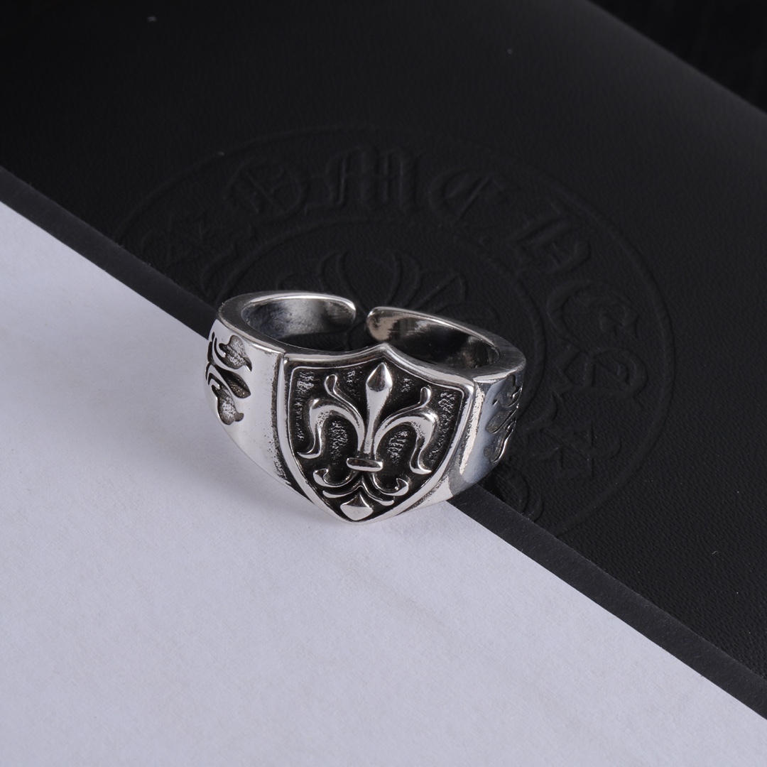 クロムハーツ「Chrome Hearts」クラシックヴィンテージ＆モダンリング - フリーサイズ