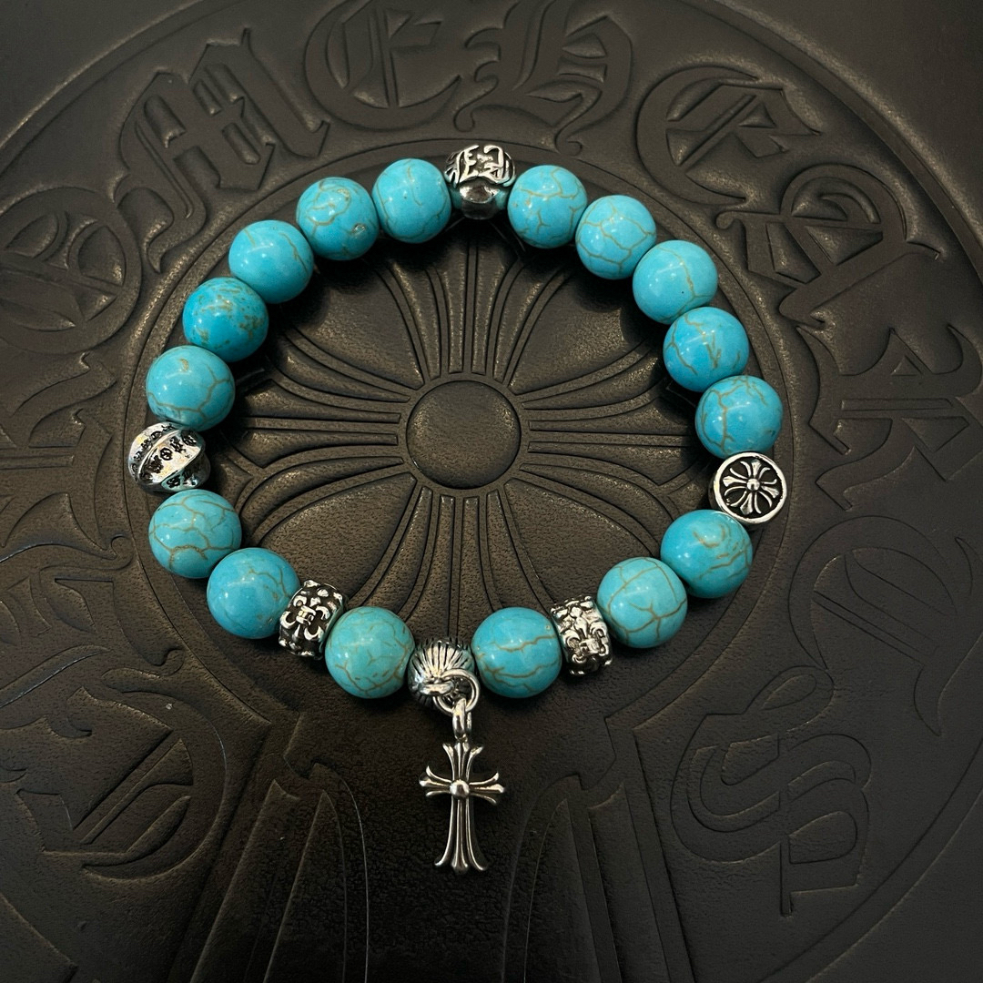 クロムハーツ「Chrome Hearts」ブレスレット - ヴィンテージ＆ロックテイスト ペア用