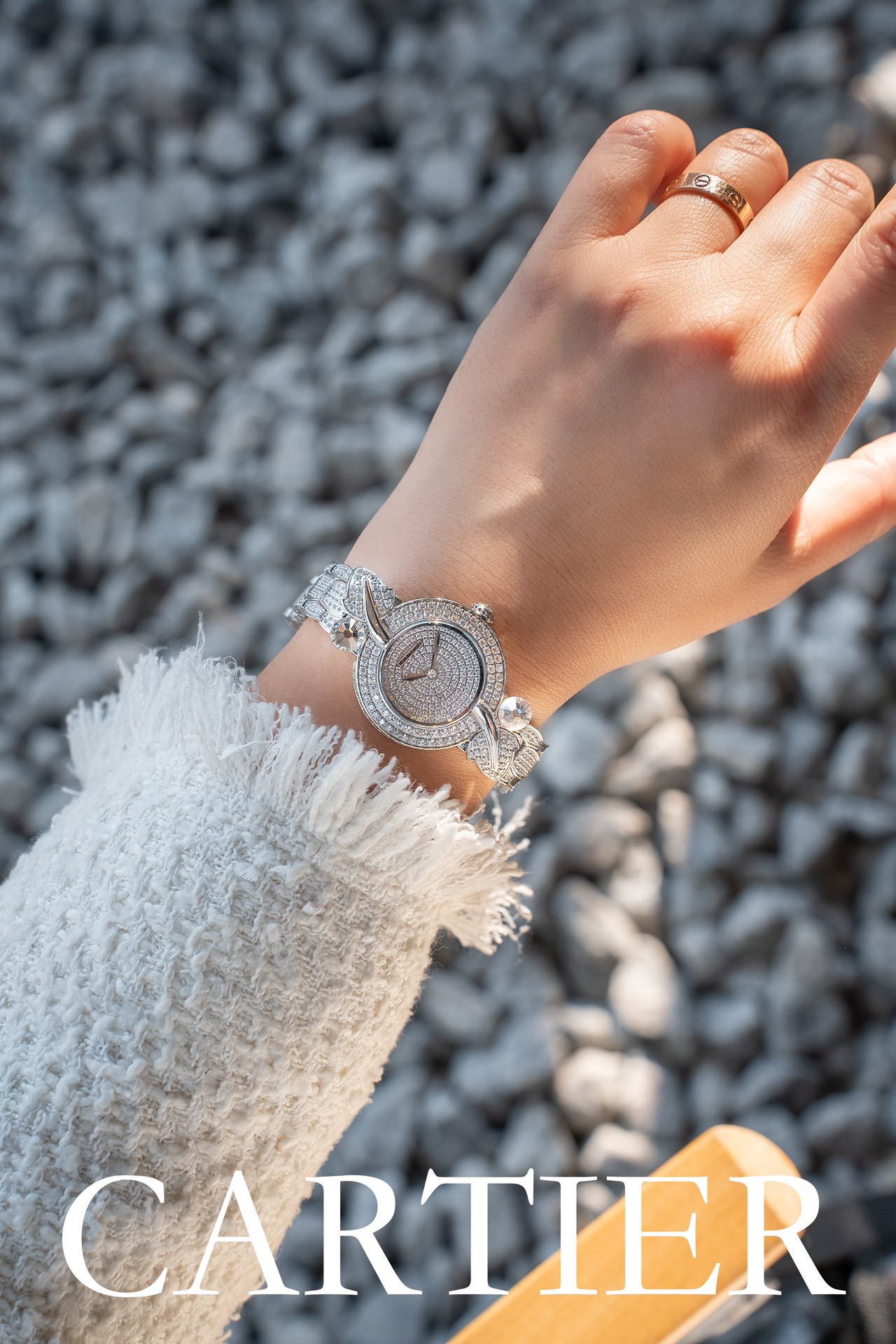 カルティエ［Cartier］パール ビヨンド アート ハイジュエリー 腕時計32MM