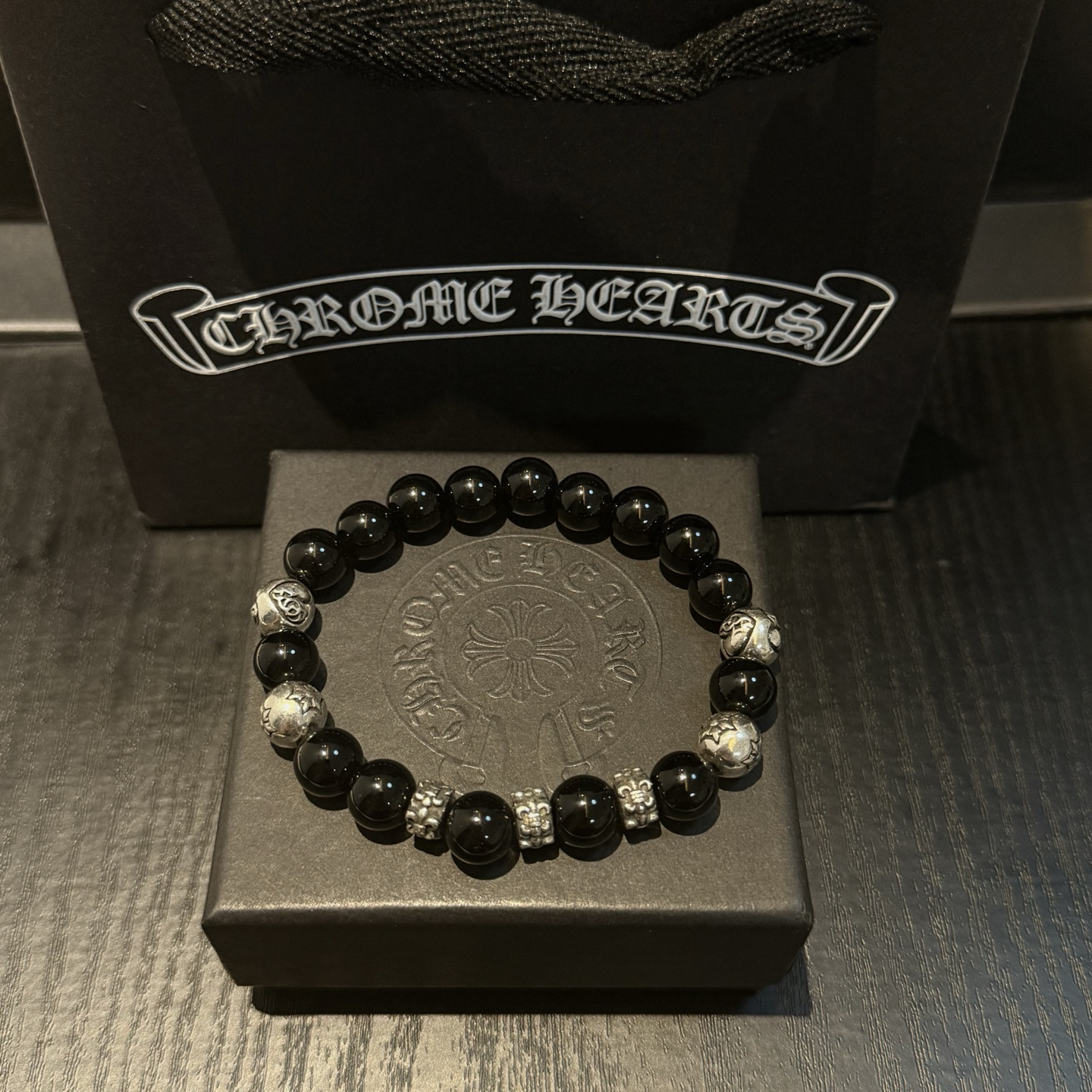クロムハーツ「Chrome Hearts」ブレスレット - ヴィンテージ＆ロックテイスト ペア用
