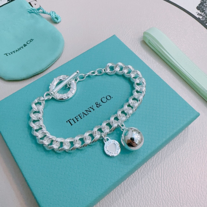 ティファニー「Tiffany & Co.」ポリッシュドシルバーリンク ブレスレット