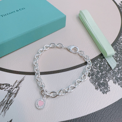 ティファニー「Tiffany & Co.」ポリッシュドシルバーリンク ブレスレット