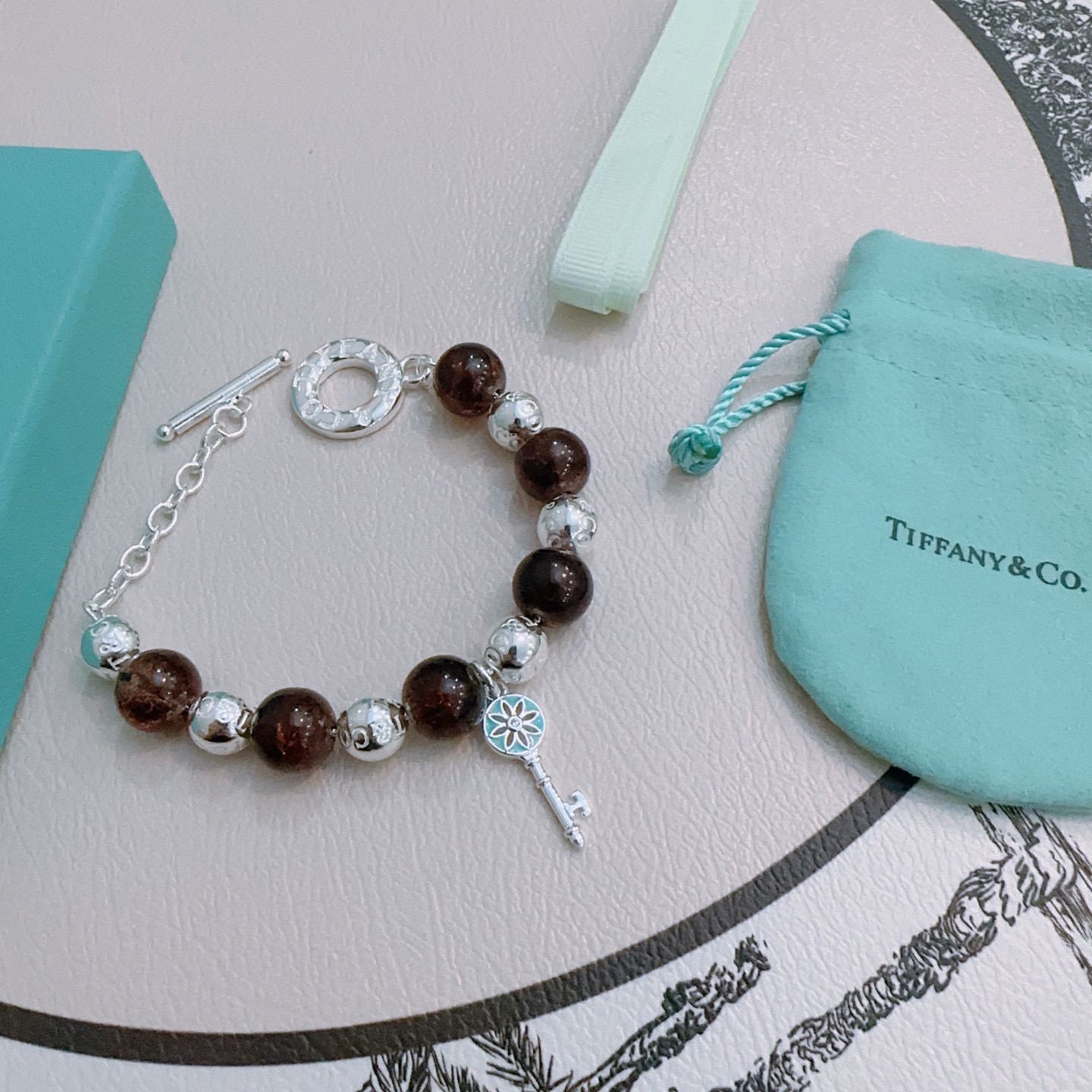 ティファニー「Tiffany & Co.」ポリッシュドシルバーリンク ブレスレット