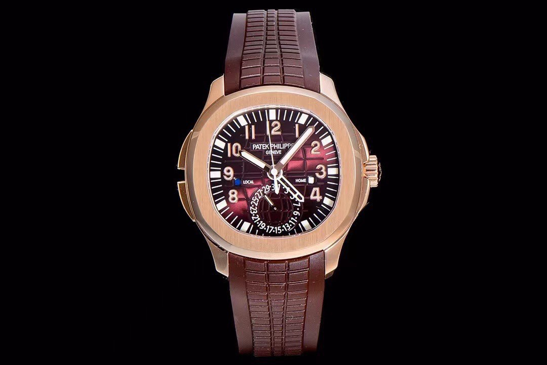 パテック フィリップ「Patek Philippe」アクアノート トラベルタイム40mmメンズウォッチ