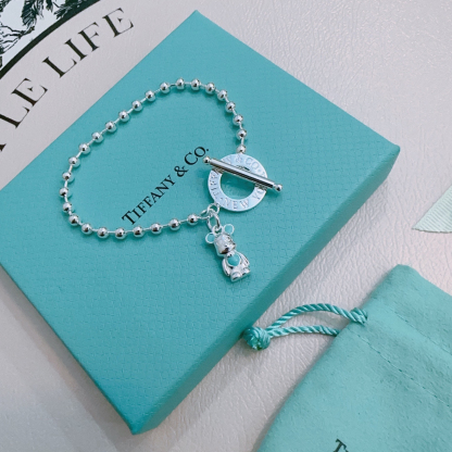 ティファニー「Tiffany & Co.」ポリッシュドシルバーリンク ブレスレット