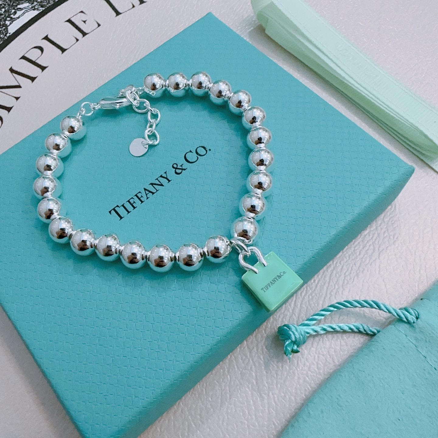 ティファニー「Tiffany & Co.」ポリッシュドシルバーリンク ブレスレット