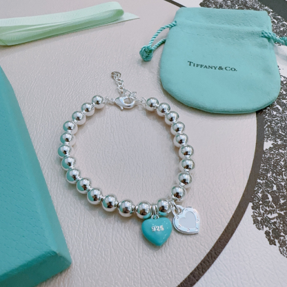 ティファニー「Tiffany & Co.」ポリッシュドシルバーリンク ブレスレット