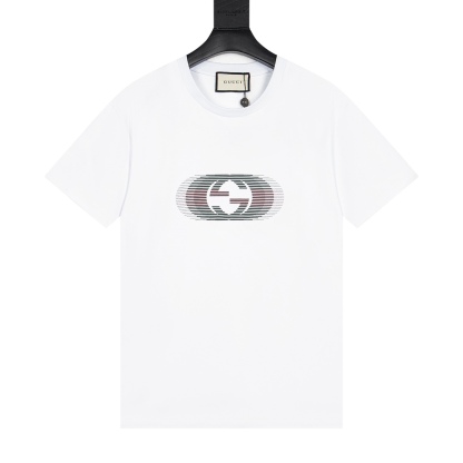 グッチ「Gucci」2025春夏 ダブルプリント ショートスリーブTシャツ