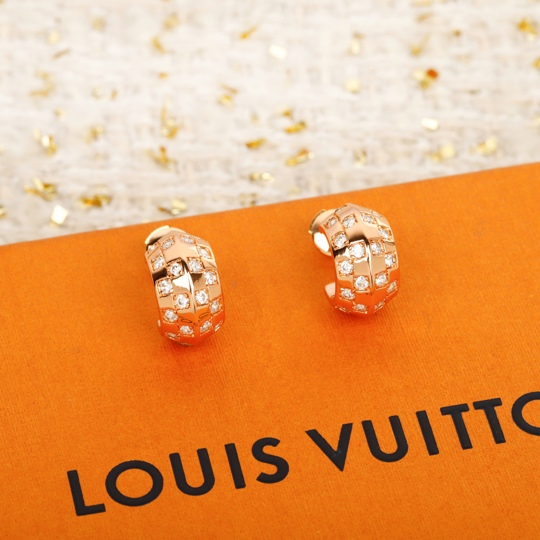 ルイ・ヴィトン「Louis Vuitton」ダイヤモンド・イヤリング