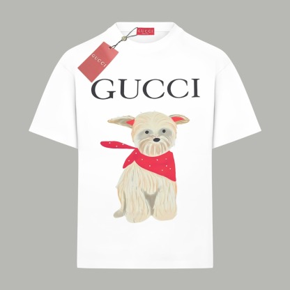 グッチ「Gucci」リミテッド アニマルシリーズ ロゴプリント クルーネックTシャツ