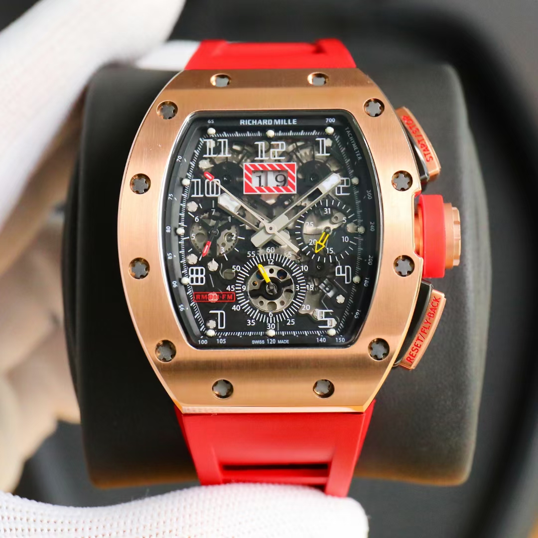 リシャール ミル「Richard Mille」フェリペ・マッサ ブルー 自動巻きクロノグラフ50×40mm