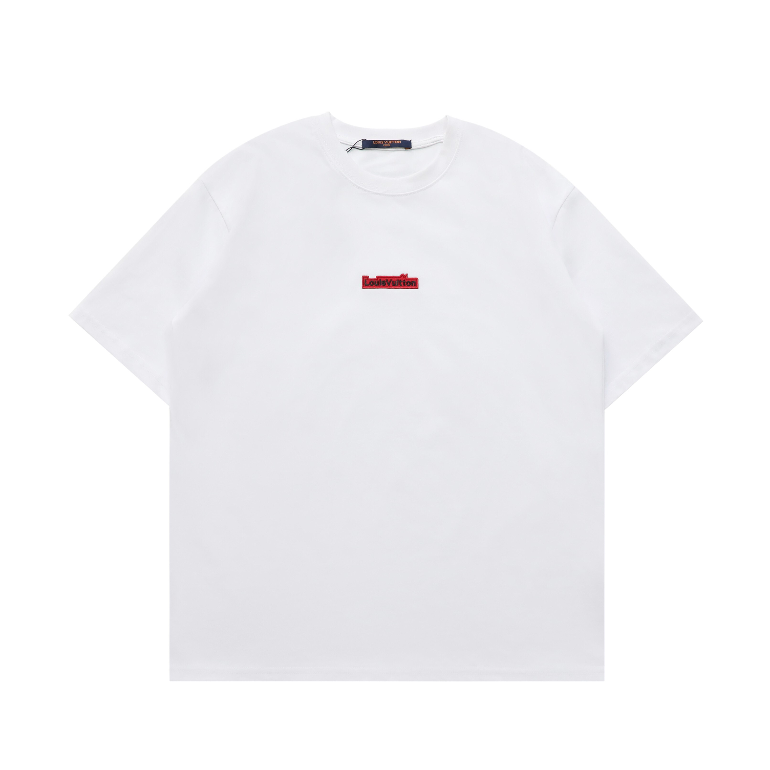 ルイ・ヴィトン「Louis Vuitton」 2025 エンブロイダリー モノグラム クルーネックTシャツ（メンズ）