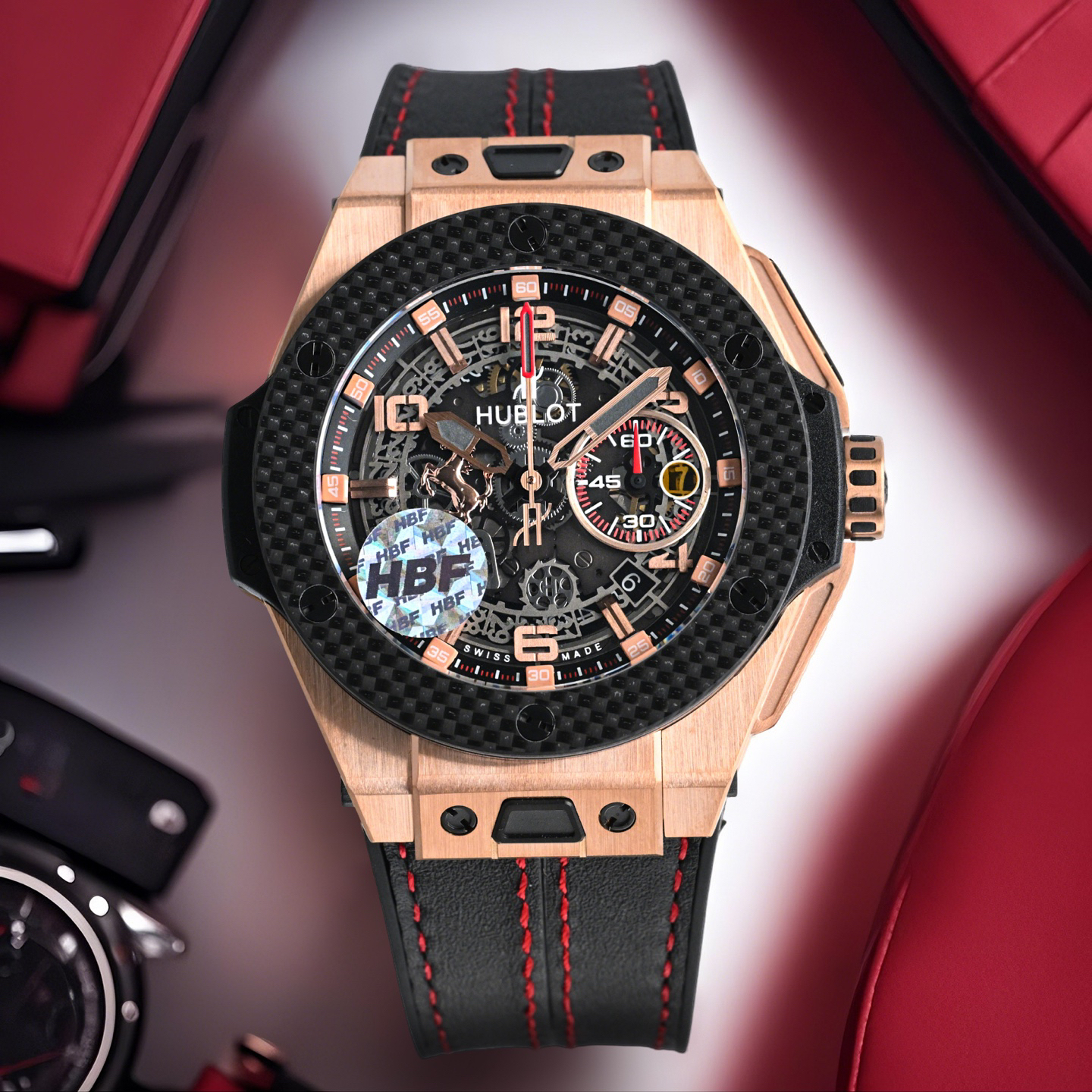 ウブロ「Hublot」ビッグバン ユニコ フラーリ クロノグラフ ウォッチ 45mm