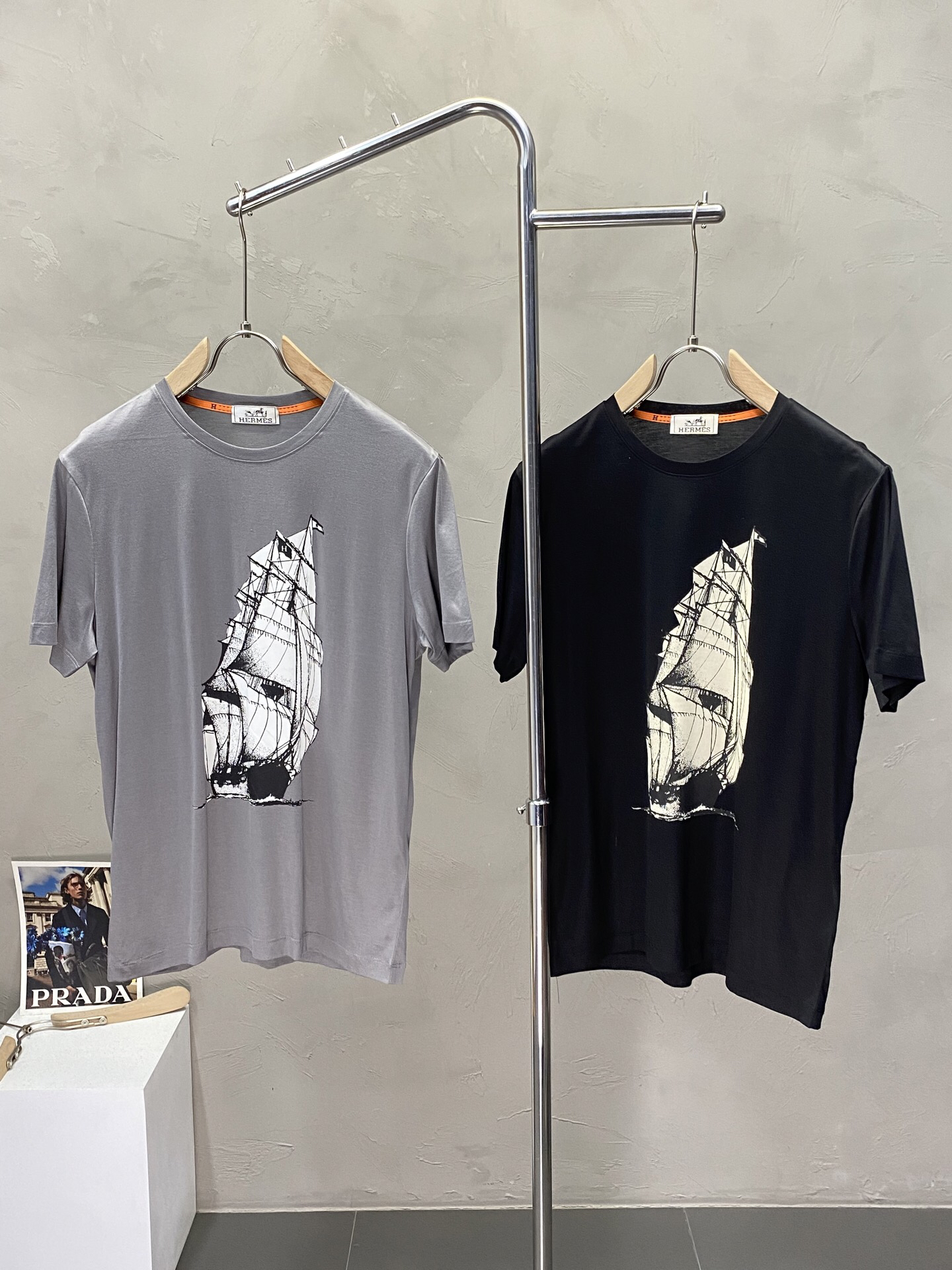 エルメス「Hermès」2025 メンズ カジュアルTシャツ