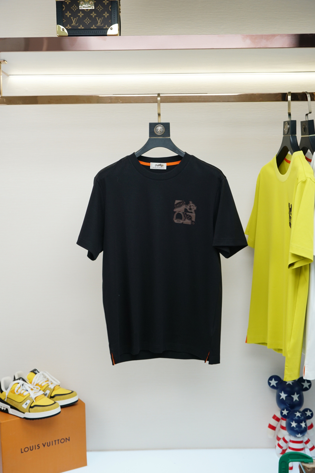 エルメス「Hermès」2025 春夏コレクション メンズ クルーネックTシャツ