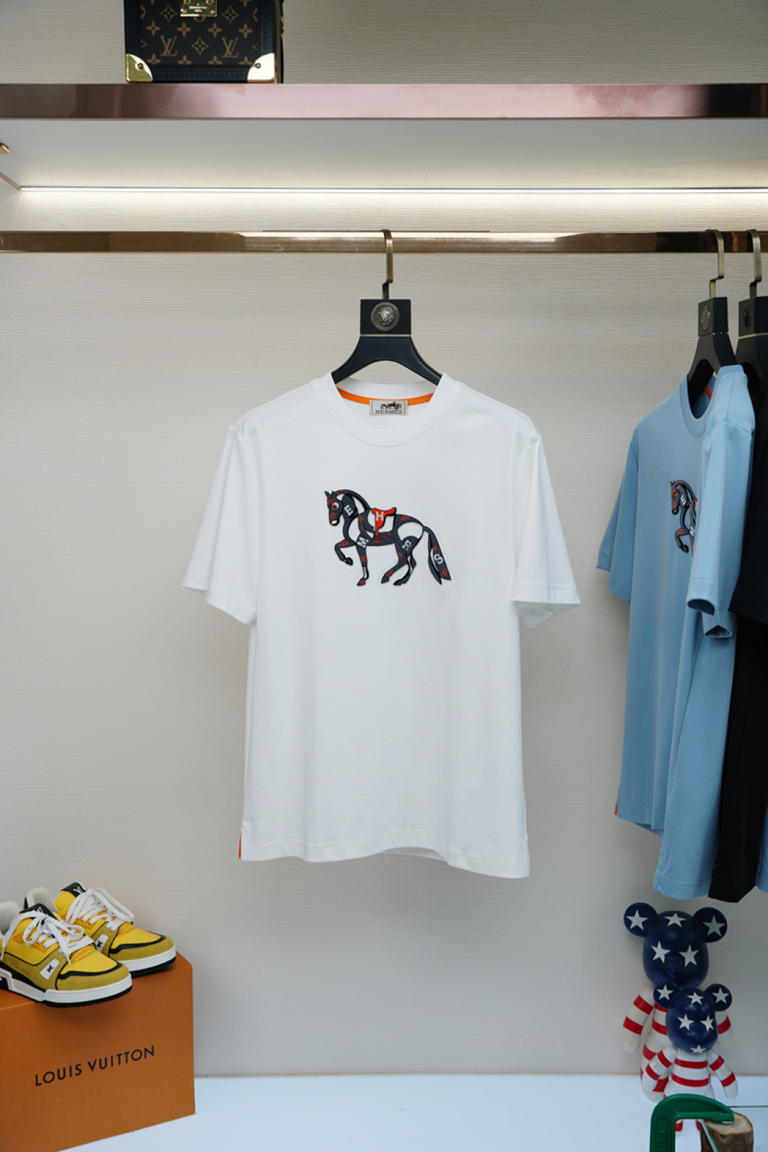 エルメス「Hermès」2025 サマーコレクション メンズ クルーネックTシャツ