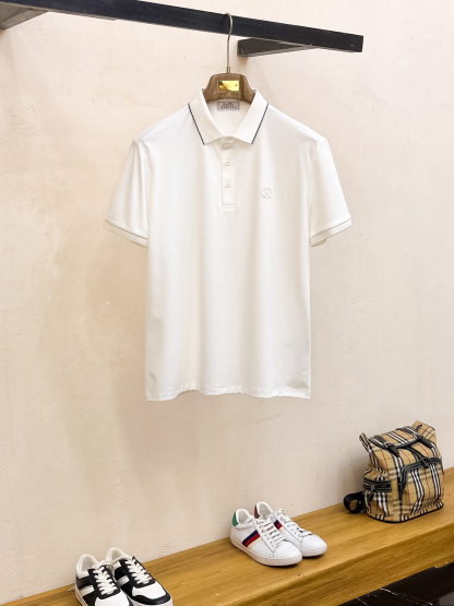 エルメス「Hermès」2025 サマーコレクション メンズ ロゴ入りポロシャツ