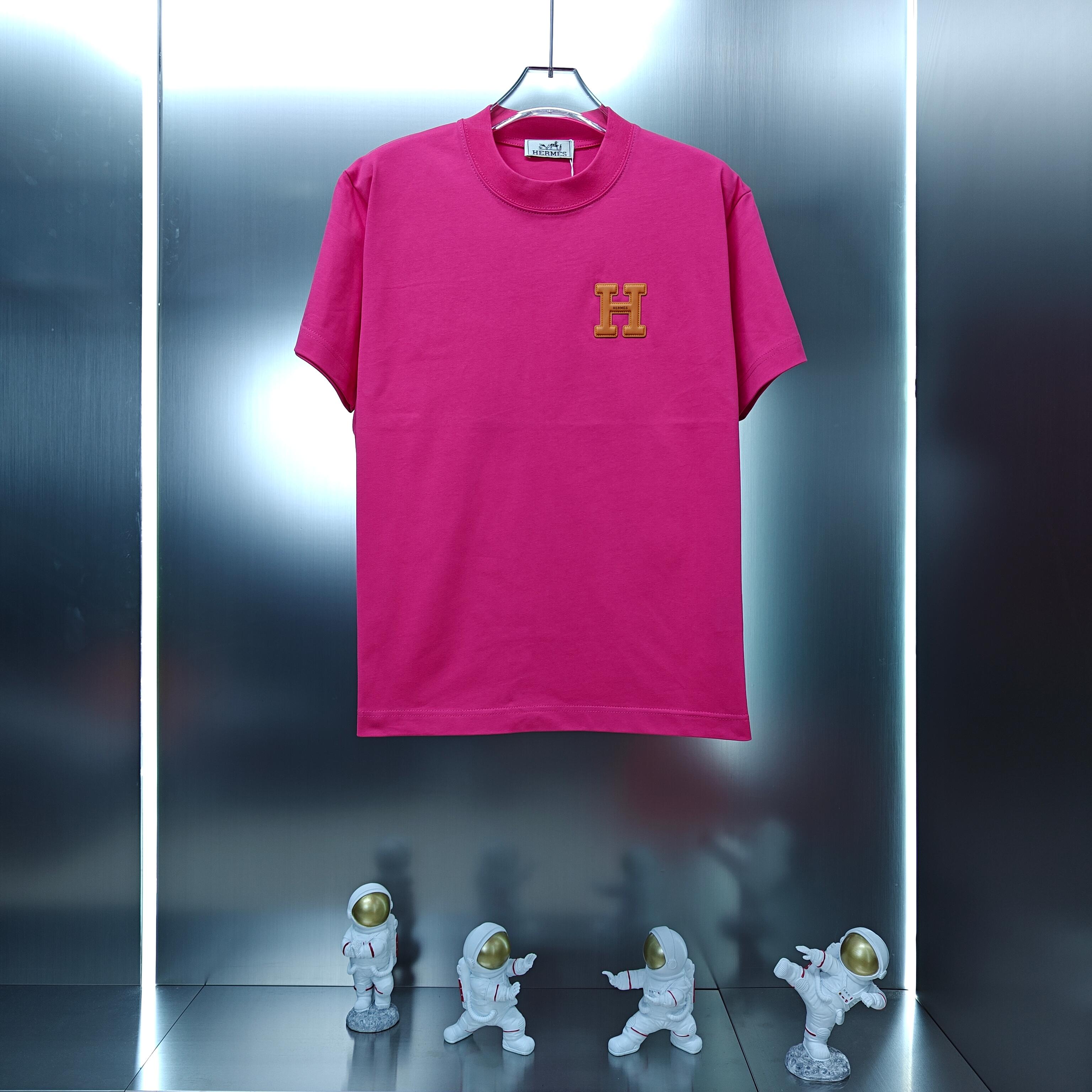 エルメス「Hermès」2025 春夏コレクション ユニセックス コットンTシャツ