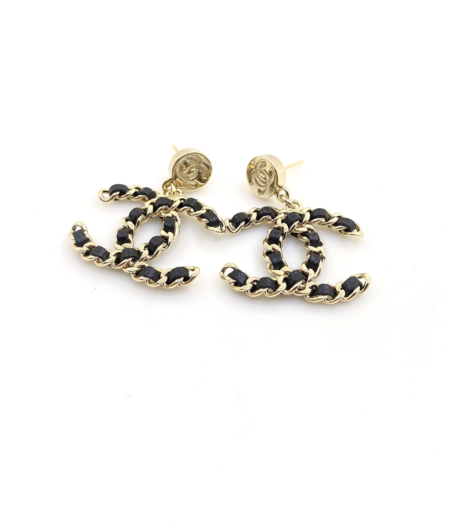 シャネル「Chanel」 レザーCC ピアス