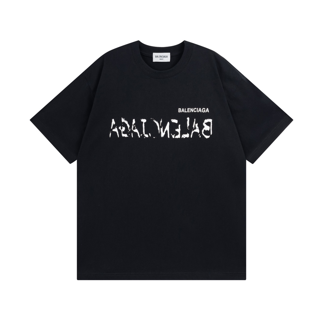 バレンシアガ「Balenciaga」 ミラーシリーズ インバースロゴTシャツ
