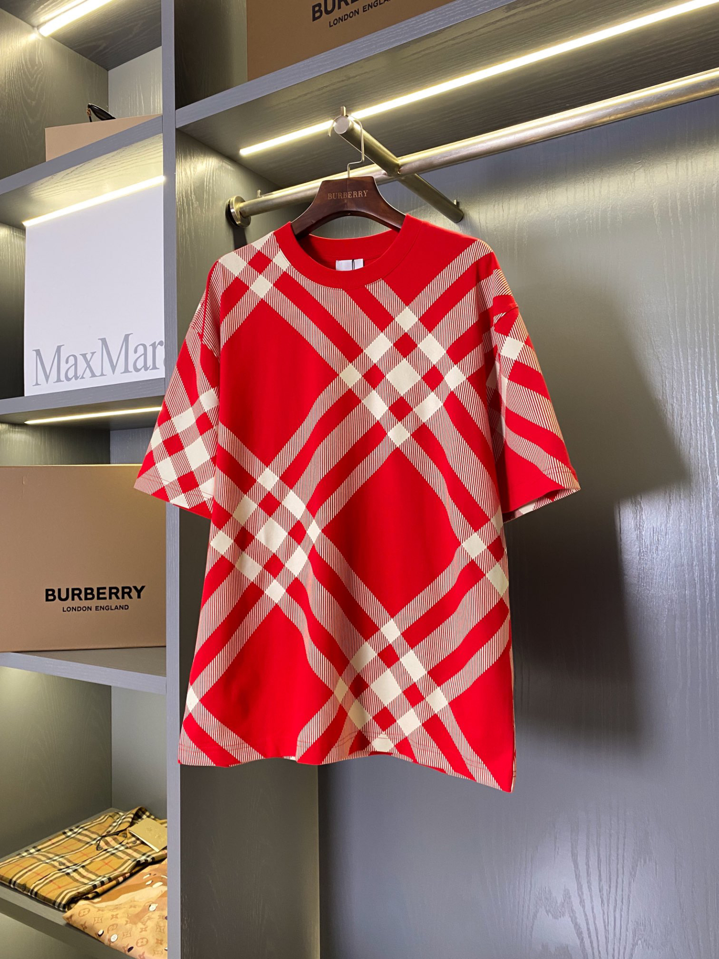 バーバリー「Burberry」クラシック チェック コットン Tシャツ