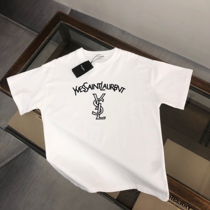 サンローラン「Saint Laurent」サマーコレクション クルーネックTシャツ