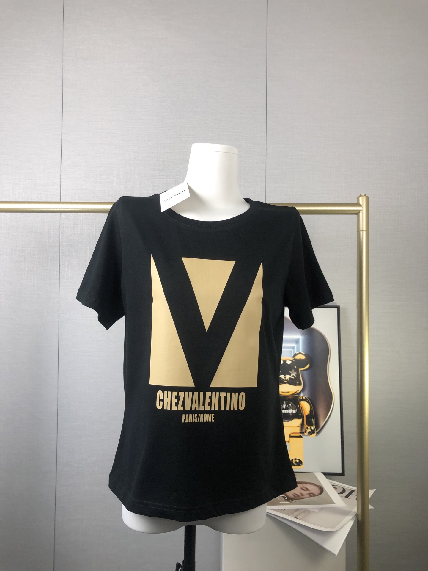 ヴァレンティノ「Valentino」レディース プリント半袖Tシャツ