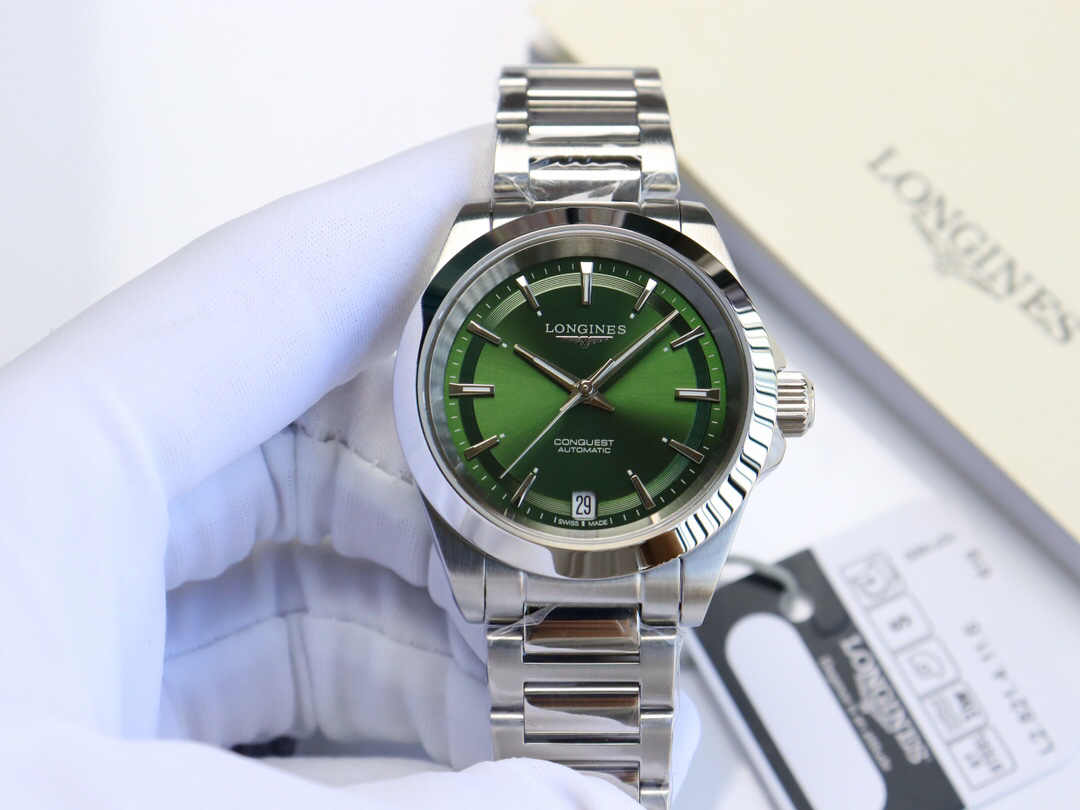 ロンジン「Longines」‌コンクエスト プレジデンス コレクション メンズ クロノグラフ 腕時計41mm