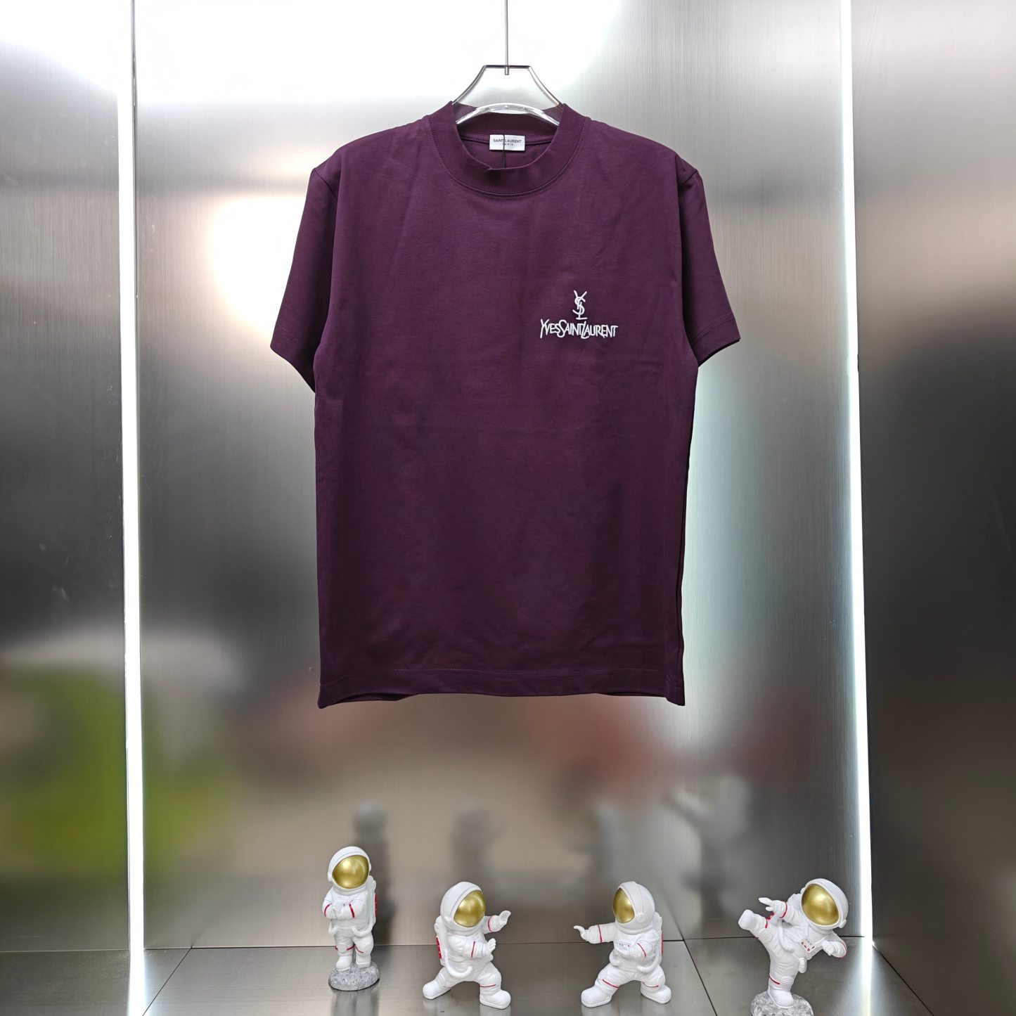 サンローラン「Saint Laurent」2025SS ユニセックス ショートスリーブTシャツ