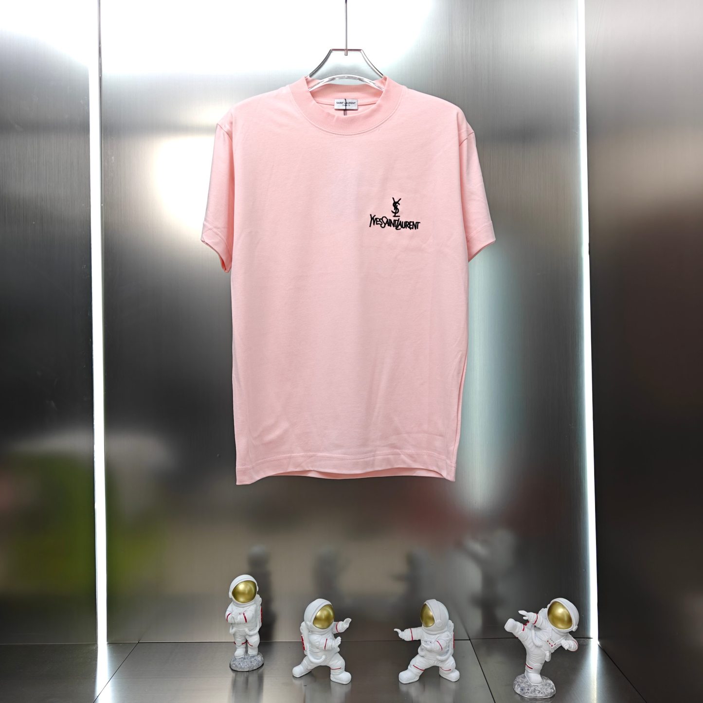 サンローラン「Saint Laurent」2025SS ユニセックス ショートスリーブTシャツ