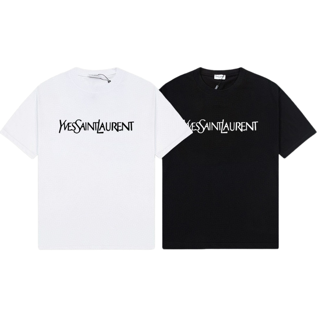 サンローラン Saint Laurent 25SS シリコン3Dロゴ ショートスリーブTシャツ-ISETAN PRESTIGE CURATED