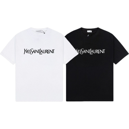 サンローラン Saint Laurent 25SS シリコン3Dロゴ ショートスリーブTシャツ-ISETAN PRESTIGE CURATED