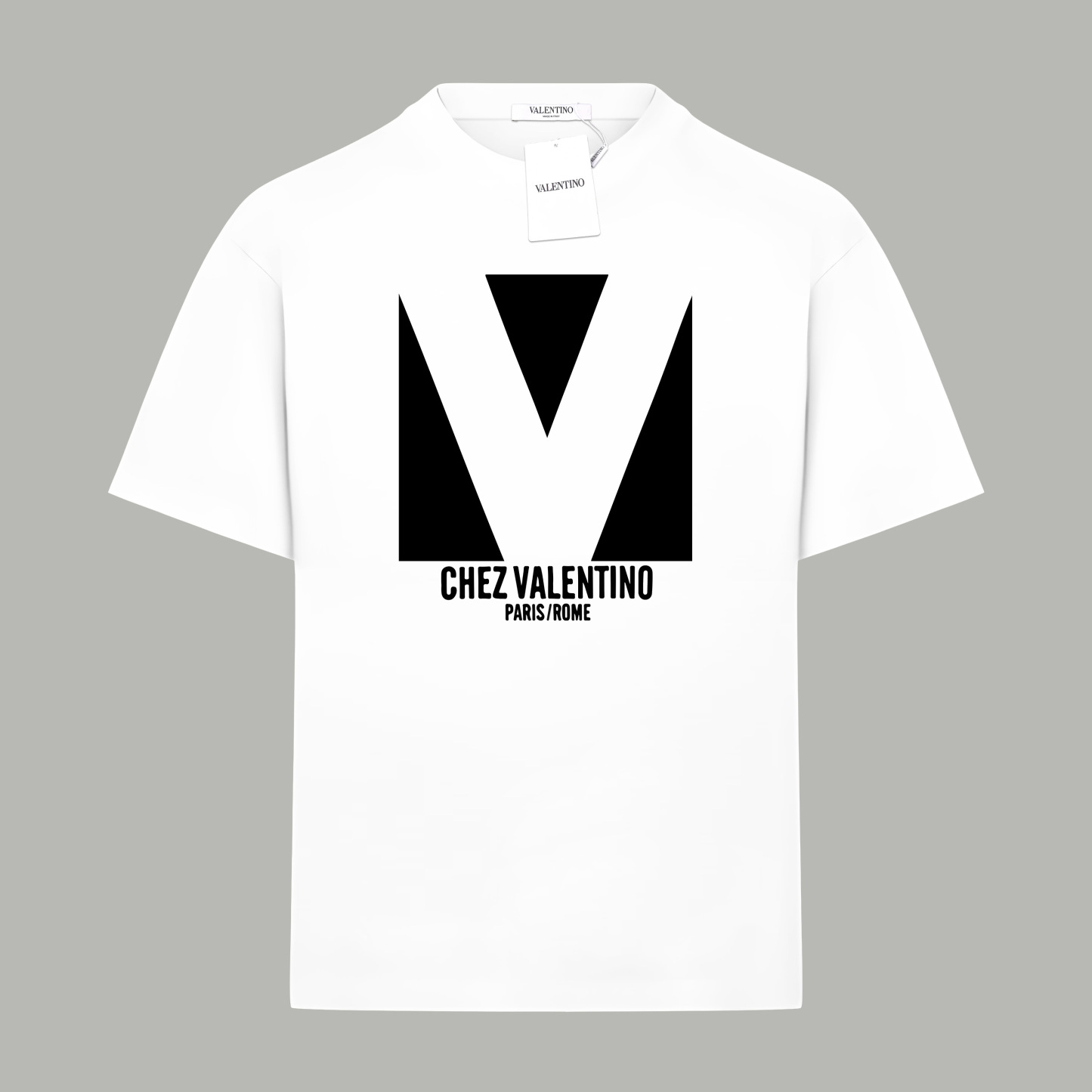 ヴァレンティノ「Valentino」 クラシック ラージロゴ プリント 半袖Tシャツ