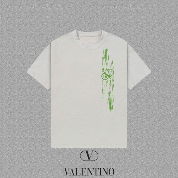 ヴァレンティノ「Valentino」2025FW アルファベットロゴ プリント 半袖Tシャツ