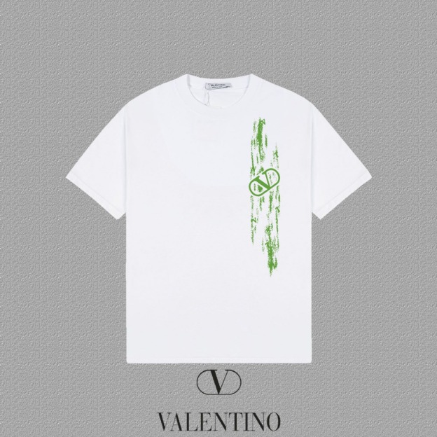 ヴァレンティノ「Valentino」2025FW アルファベットロゴ プリント 半袖Tシャツ