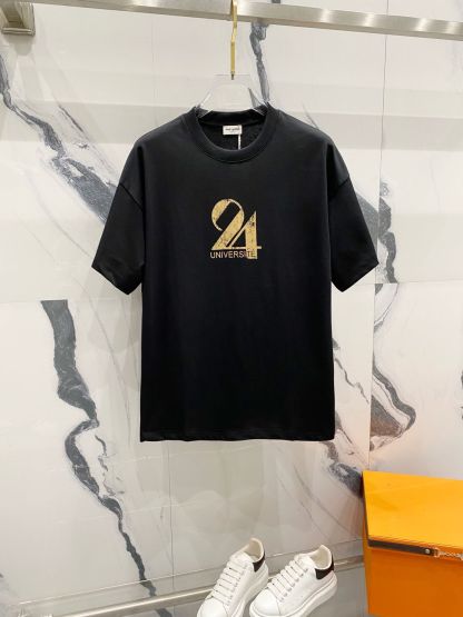 サンローラン Saint Laurent プレミアムコットン クルーネックTシャツ-ISETAN PRESTIGE CURATED