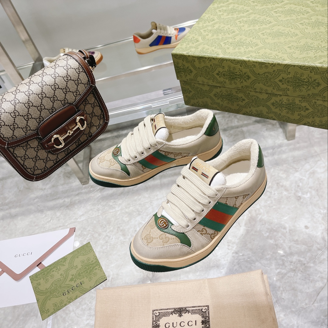 グッチ「Gucci」スクリーナー 初代ダーティスニーカー スニーカー