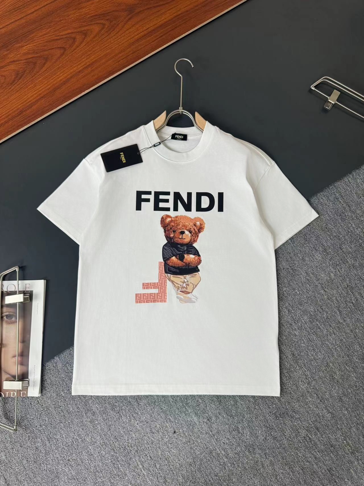 フェンディ「Fendi」2025SS 春夏新作 ラウンドネック Tシャツ