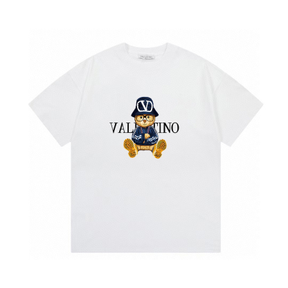 ヴァレンティノ「Valentino」‌STAR ロゴプリント ユニセックス ショートスリーブTシャツ