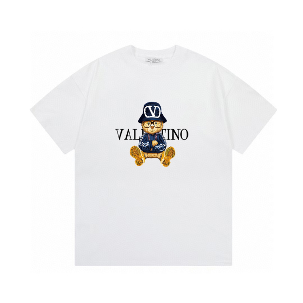 ヴァレンティノ「Valentino」‌STAR ロゴプリント ユニセックス ショートスリーブTシャツ