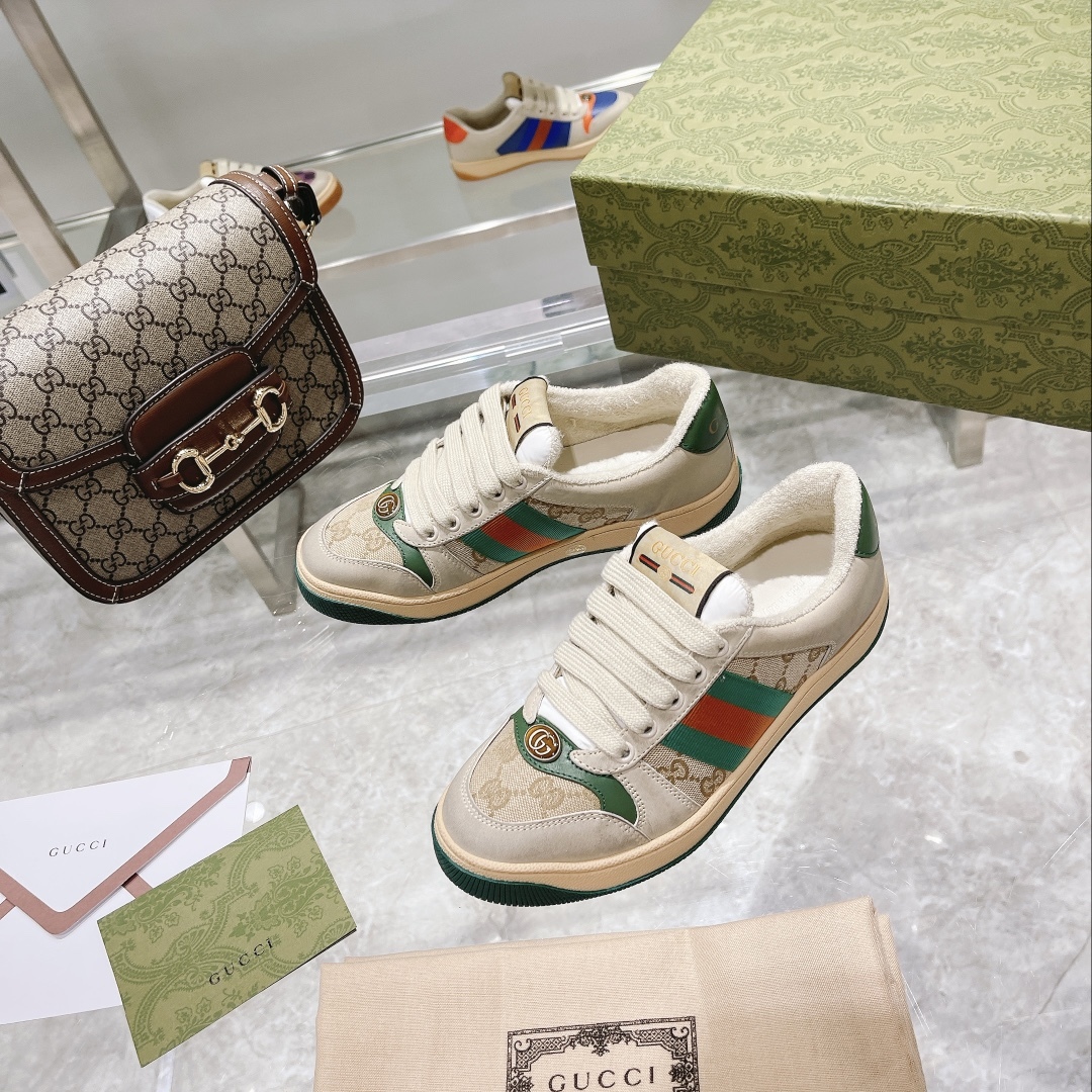 グッチ「Gucci」スクリーナー 初代ダーティスニーカー スニーカー