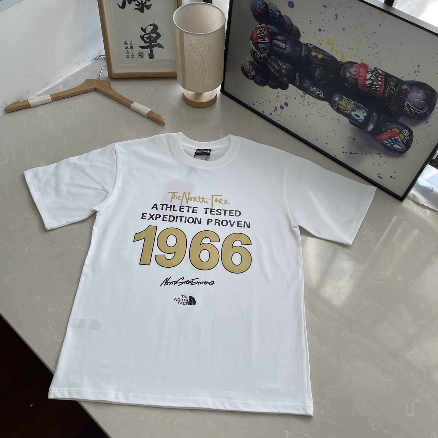 ザ・ノースフェイス「The North Face」  1966プリント カップルTシャツ