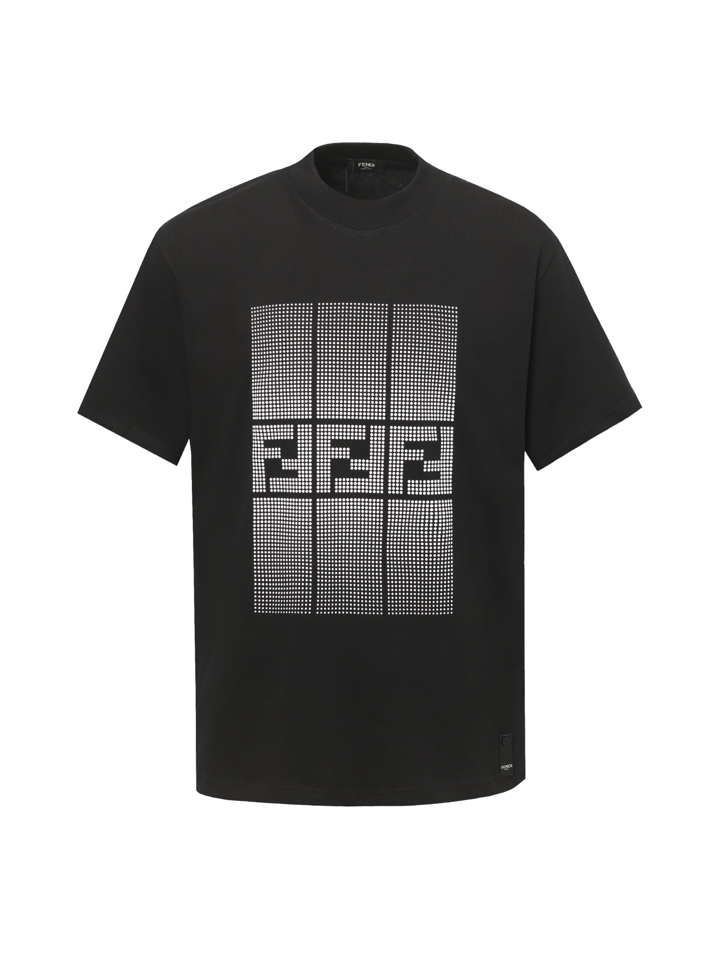 フェンディ「Fendi」25SS FFモノグラム プリント ショートスリーブTシャツ