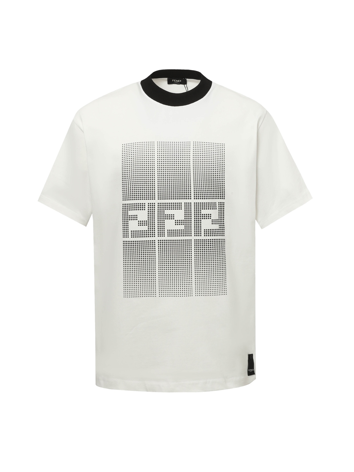 フェンディ「Fendi」25SS FFモノグラム プリント ショートスリーブTシャツ