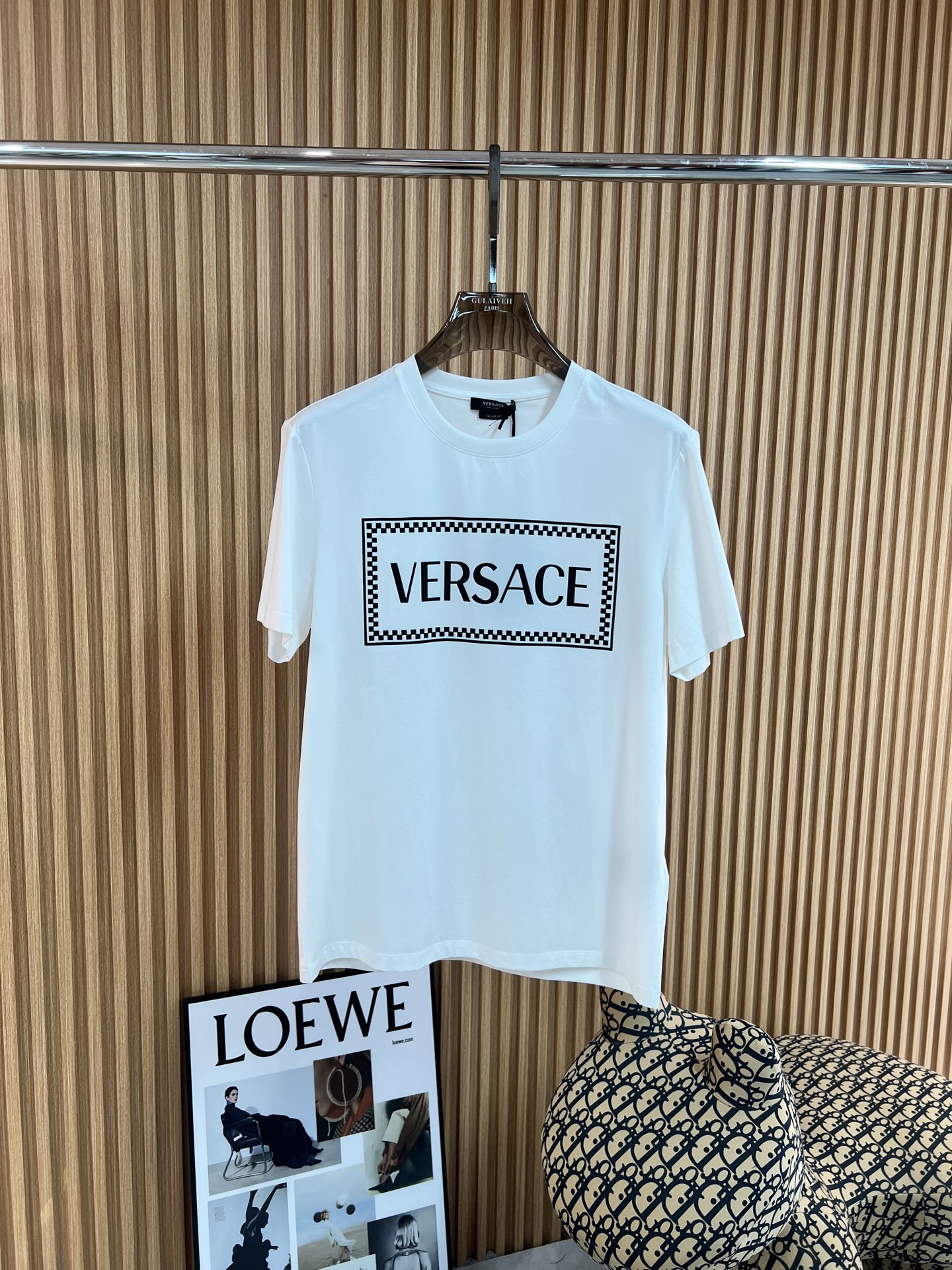 ヴェルサーチ「Versace」2025SS プレミアム クルーネックTシャツ