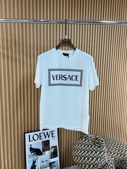 ヴェルサーチ「Versace」2025SS プレミアム クルーネックTシャツ