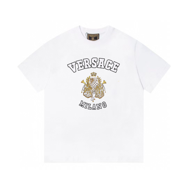 ヴェルサーチ「Versace」2024SS プレミアム プリントTシャツ