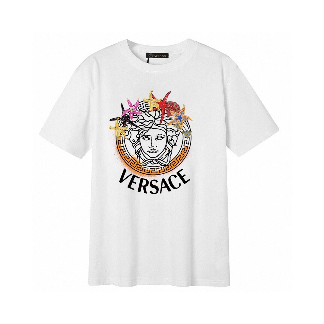 ヴェルサーチ「Versace」メドゥーサ クルーネックTシャツ