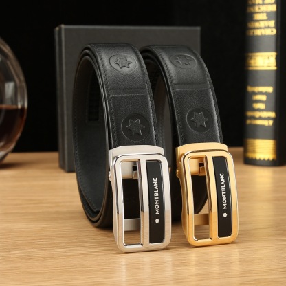 ヴァン クリーフ＆アーペル「Van Cleef & Arpels」 クラシックコレクション オートマチックスチールバックル レザーベルト100cm