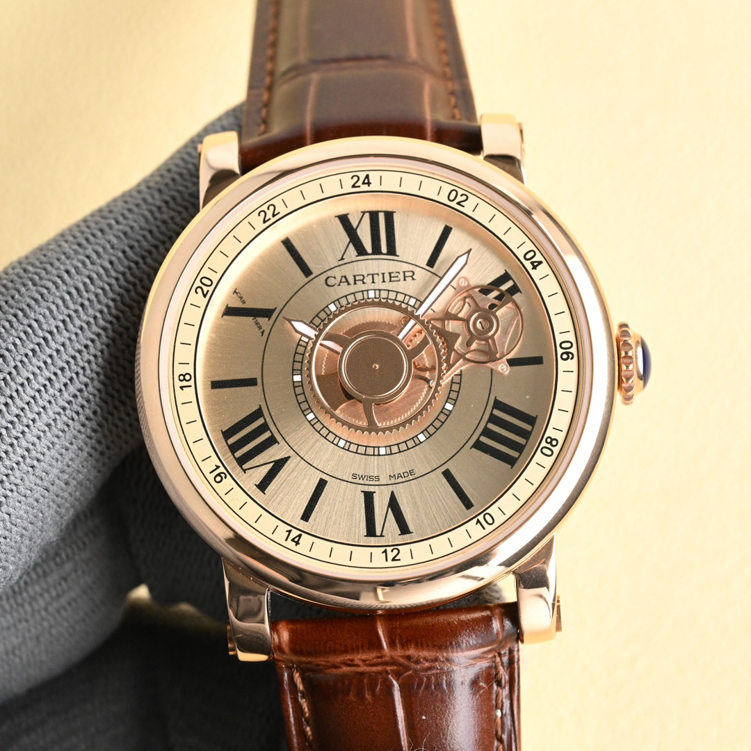 カルティエ「Cartier」CARTIERアースシリーズ腕時計45mm